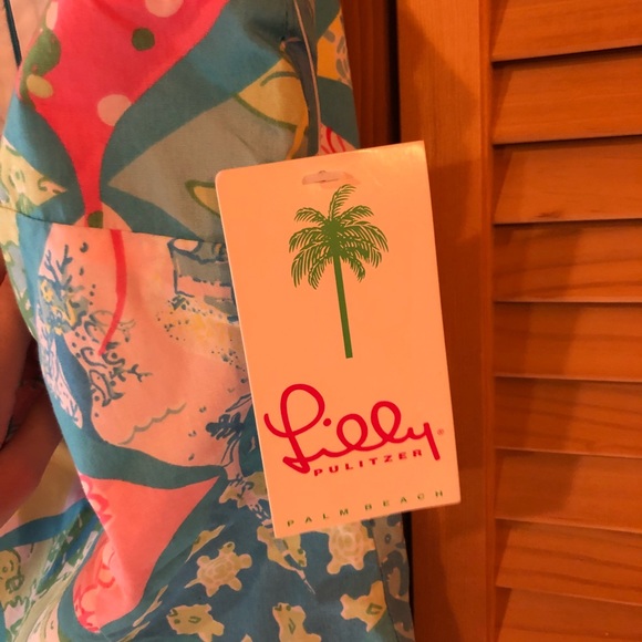 Lilly Pulitzer Krista Dress Blue 6 NWT - Picture 4 of 4